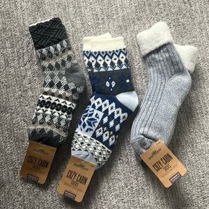 Cozy cabin socks